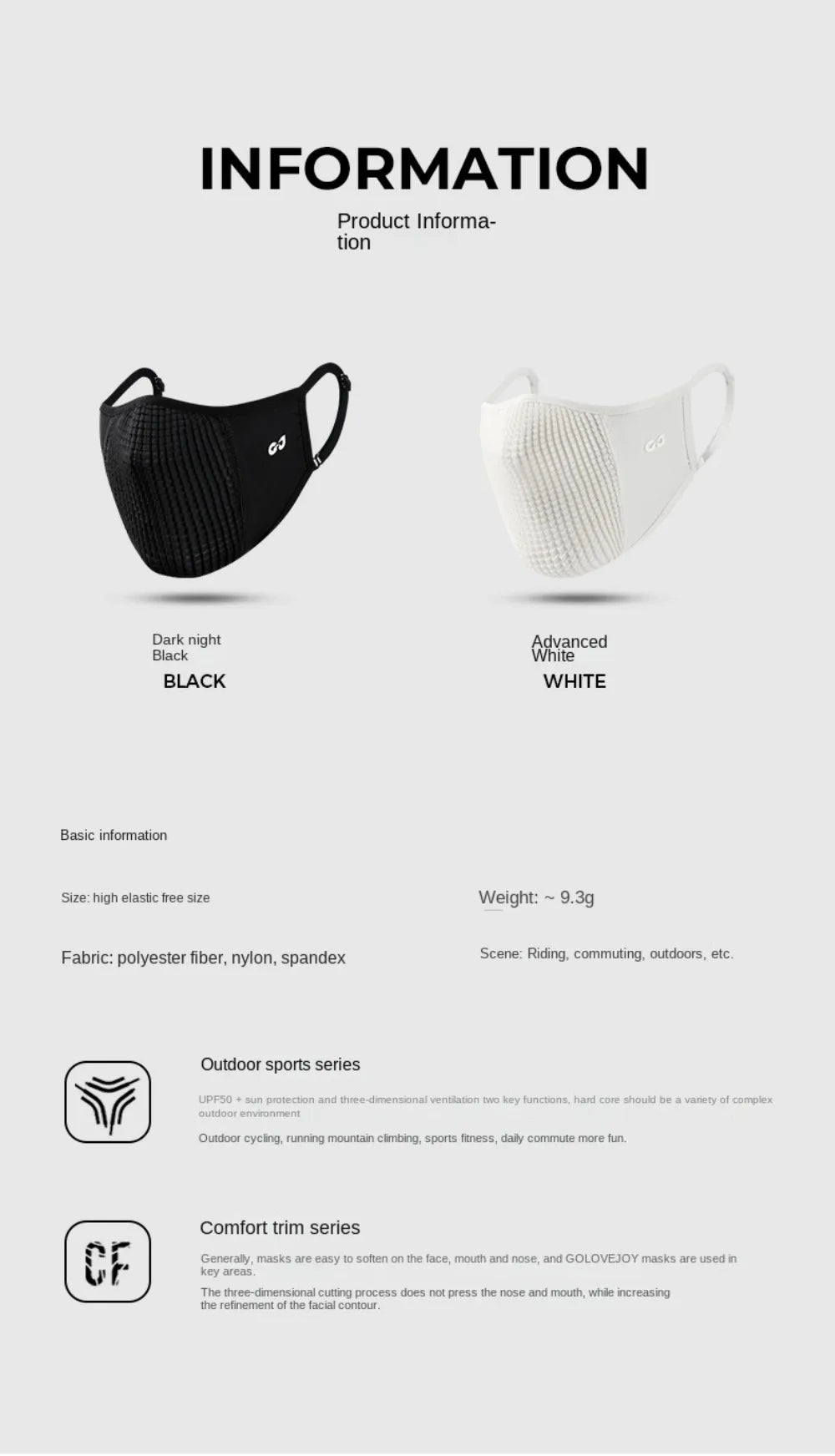 Fashion Reusable UV Face Mask Summer Breathable Cycling Wind Shield Washable Thin Cover Sunscreen Veil Unisex