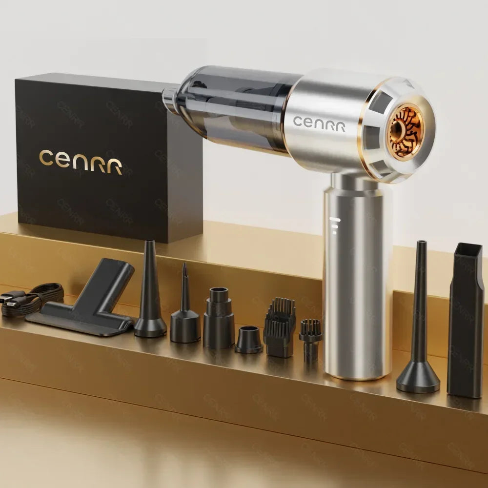 CENRR 360000PA Car Vacuum Cleaner Strong Suction Cordless Wireless Cleaner Portable HandHeld Vacuum Cleaner Cleaning Machine