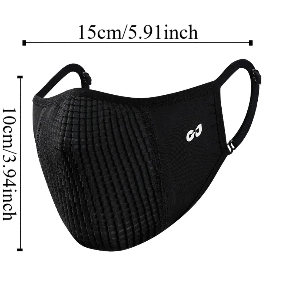 Fashion Reusable UV Face Mask Summer Breathable Cycling Wind Shield Washable Thin Cover Sunscreen Veil Unisex